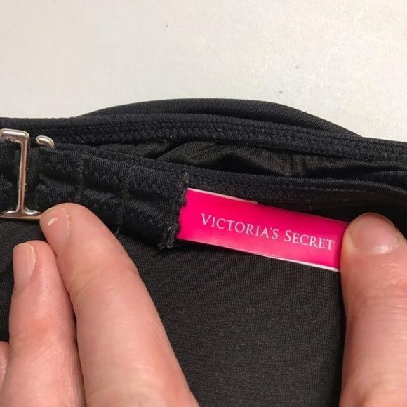 Victoria's Secret Bandeau Halter Tie Bikini Top M - Picture 2 of 6